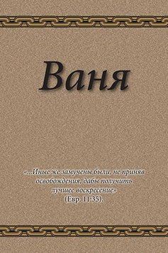 Ваня, 21120